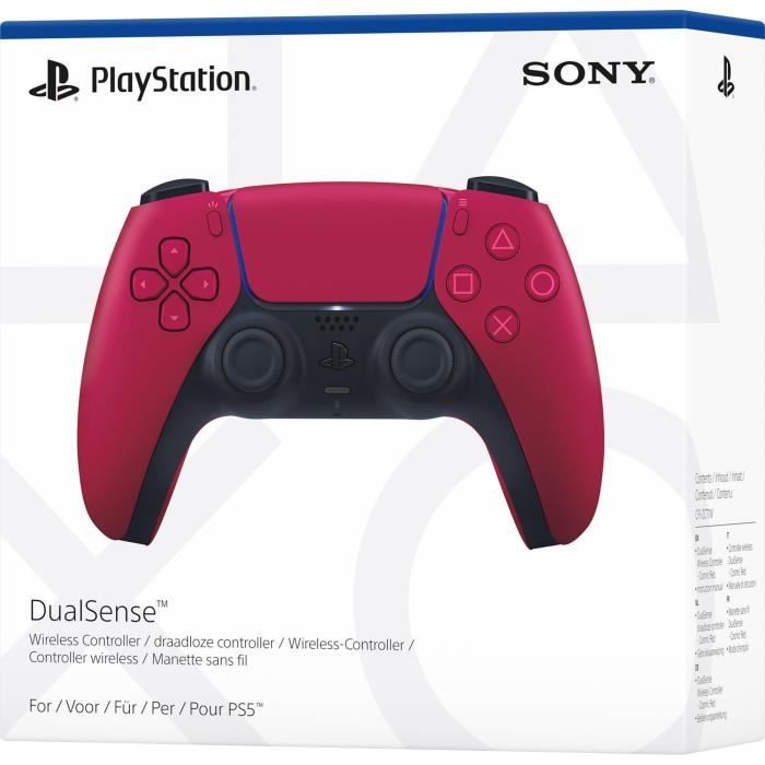 Manette sans fil DualSense - Cosmic Red I PS5 et PC