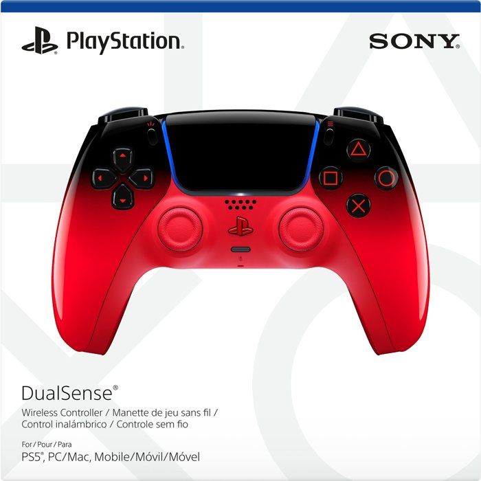 Manette sans fil DualSense® - Techno Red I PS5 et PC