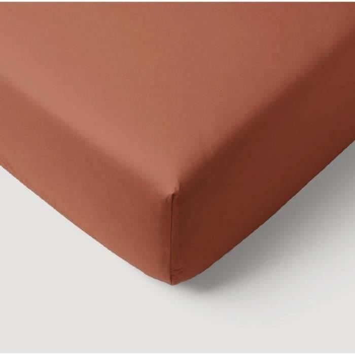 Drap housse - P'TIT DODO - 70 x 140 cm - Jersey - Tomette