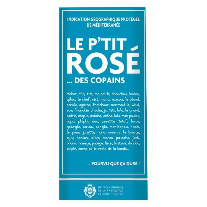 Le P'tit Rosé des Copains Méditerranée - Vin rosé