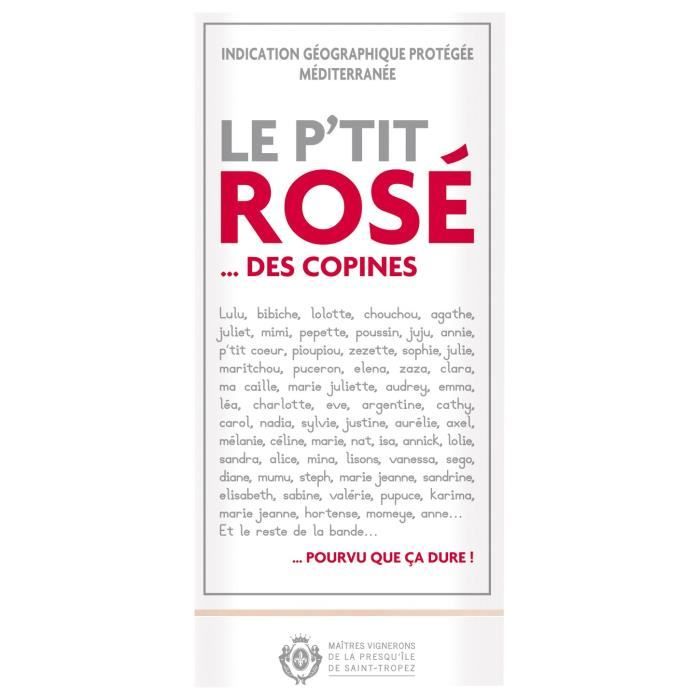 Magnum Le P'tit Rosé des Copines IGP Méditerranée - Vin rosé