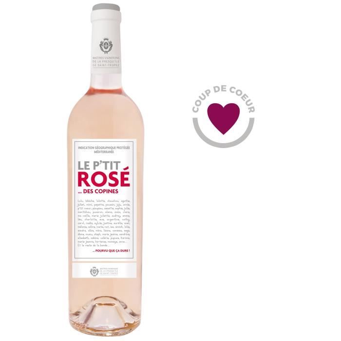 Le P'tit Rosé des Copines - Méditerranée - Vin rosé