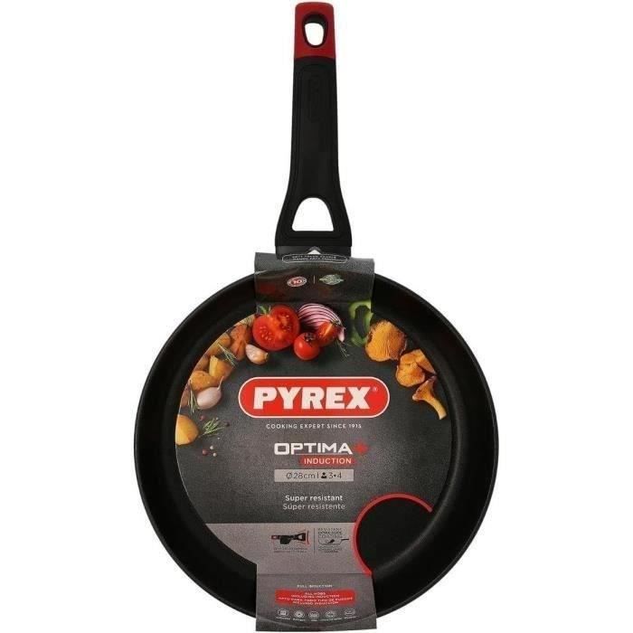 Poele - PYREX - 1455019 - En aluminium forgé - Antiadhésif - 28 cm - Sans PFAS