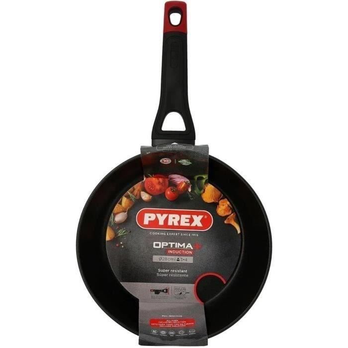 Poele profonde - PYREX - 1455027 - En aluminium forgé - Antiadhésif - 28 cm - Sans PFAS