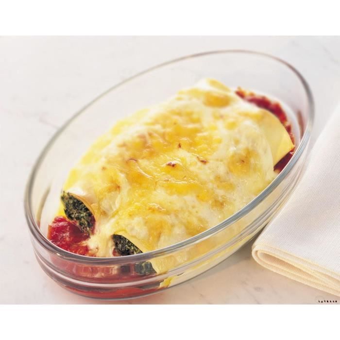 Plat a four - PYREX - 1450038 - Oval - En verre borosilicate - 35 x 24 cm