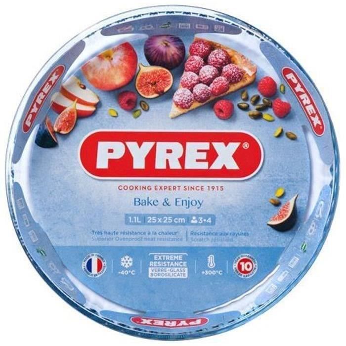 Moule a tarte - PYREX - 1450152 - En verre borosilicate - 28 cm
