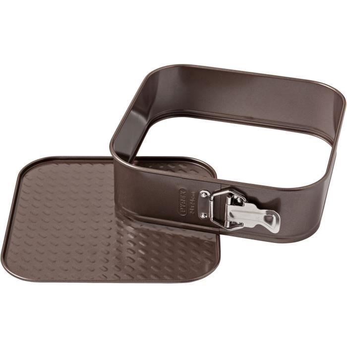 Moule a charniere - PYREX - 1452080 - Carré - En acier carbonne - Antiadhésif - 24 cm