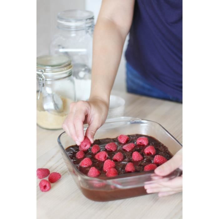 Lot de 3 plats a four - PYREX - Verre - Rectangulaire - Irrésistible - 20-25-28 cm