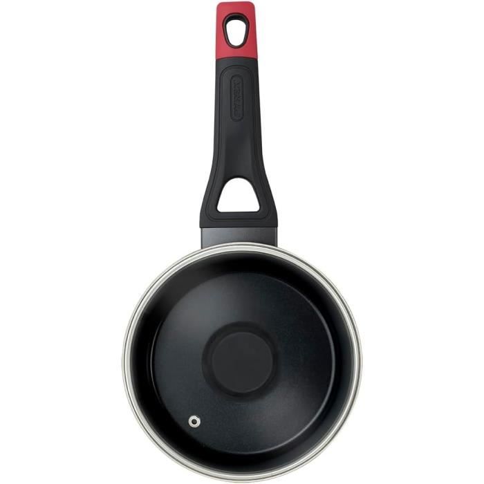 Casserole + couvercle - PYREX - 1455030 - Antiadhésif - 16 cm - Sans PFAS