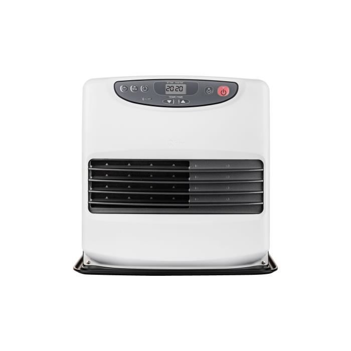 Poele a pétrole électronique - QLIMA - SRE 9046C2 - Jusqu'a 54 m² - Réservoir 9L - Silencieux - Noir et Blanc