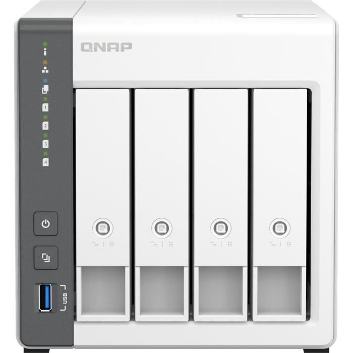 Server NAS - QNAP - TS-433 - 4 baies - 4 Go