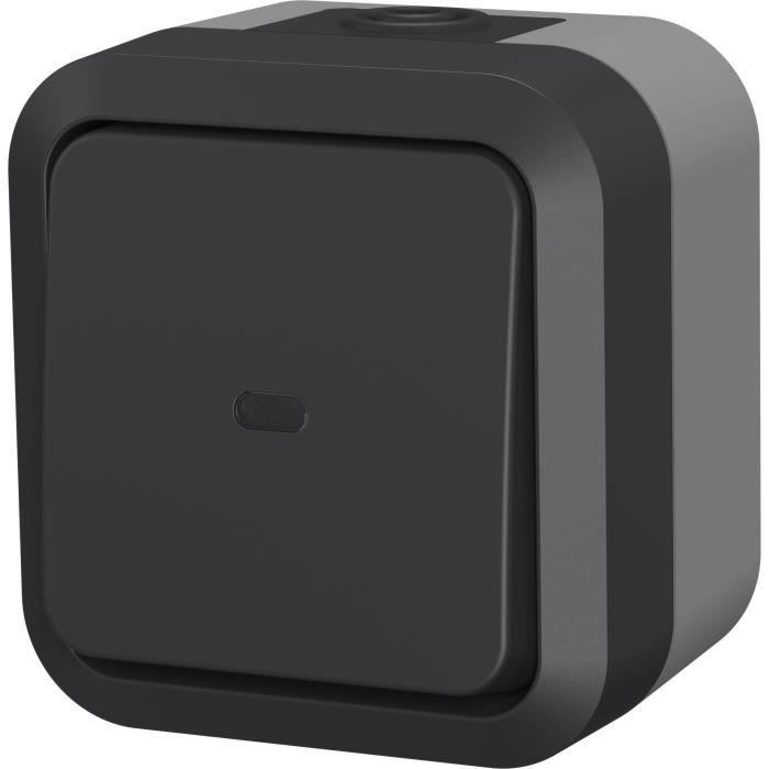 Interrupteur Va et vient - QUARX - Aqua Pro - Extérieur, voyant lumineux, IP55, 250V