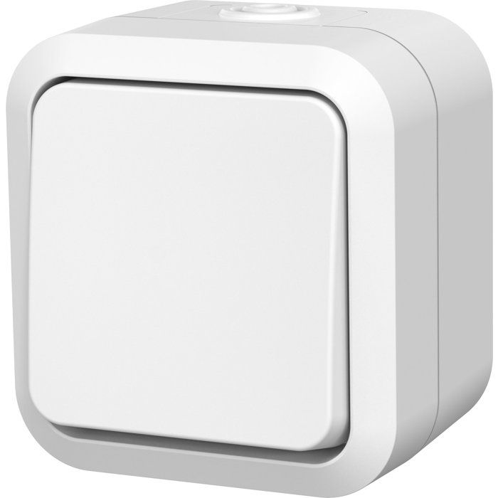 Poussoir étanche - QUARX - Aqua Pro - IP55 - 250V - 10AX - Connexion rapide - Blanc