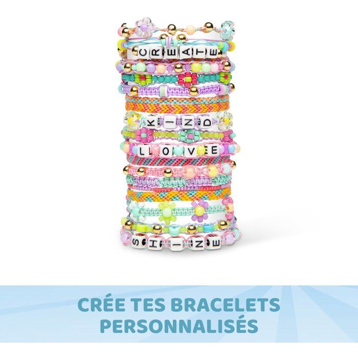 Kit de création de bracelets d'amitié - BANDAI - Rainbow Loom - Wrapit - 648 pieces - 20 projets DIY
