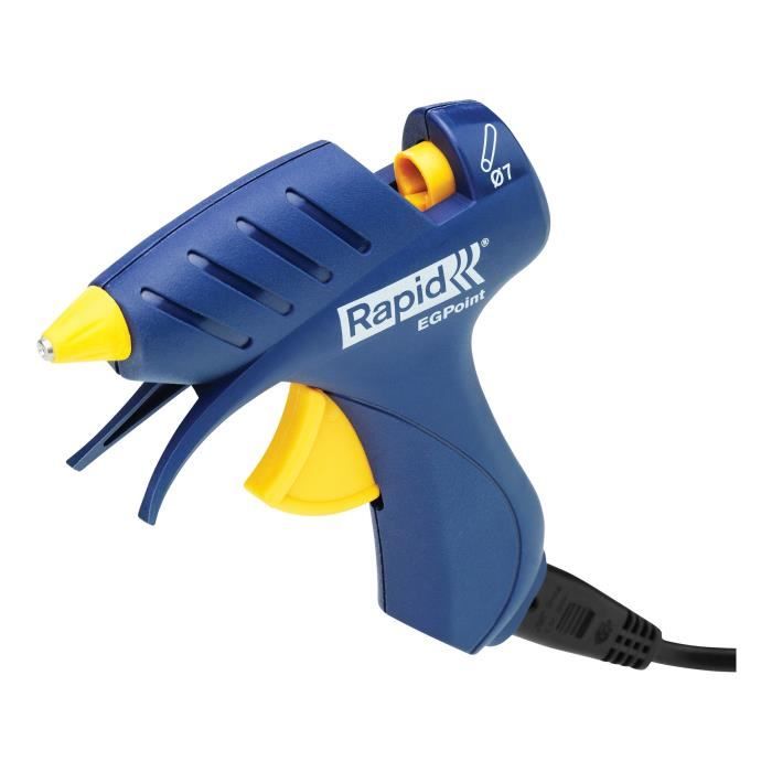 Pistolet a colle sans fil - RAPID - EGPoint - Buse de 8mm - Cordon amovible - Batterie fournie
