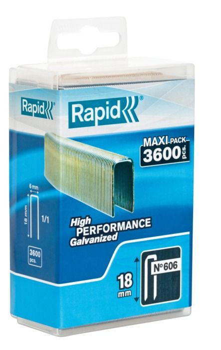 Agrafes étroites n° 606/25mm - RAPID - 40303095