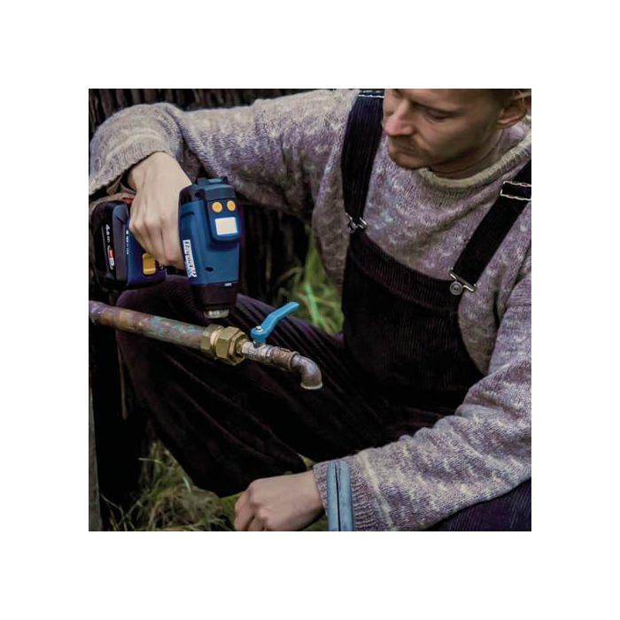 Pistolet air chaud - RAPID - RX1000 - Batterie 18V - Décapeur thermique jusqu'a 550°C - Boîte sans batterie - (5001513)