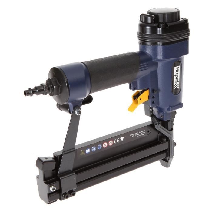 Agrafeuse cloueuse pneumatique RAPID PRO PBS151 - pour agrafes 90 de 20 a 40 mm et pointes 8 de 15 a 50mm