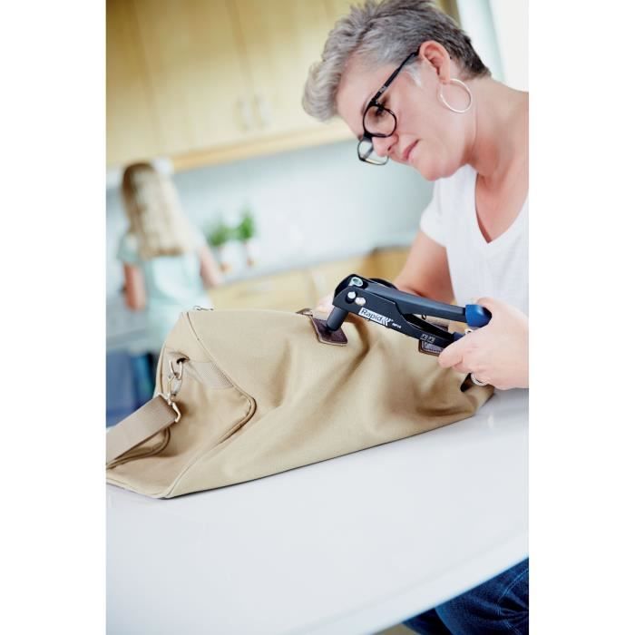 Pince rivets - RAPID - RP10 - Riveteuse pour rivet - Blister (inclus 100 rivets) - (5000376)