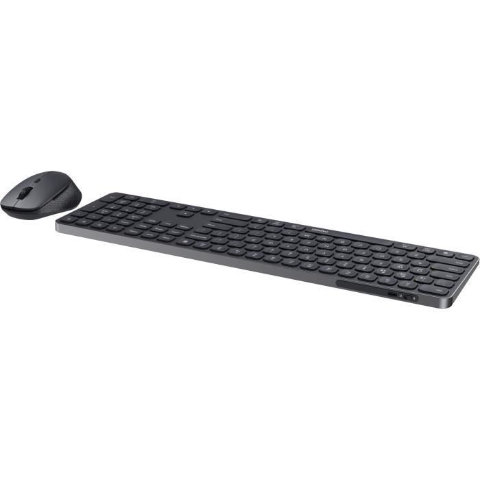 Ensemble Clavier-Souris - RAPOO - 9810M - Sans-fil - Multimode - Dark Grey