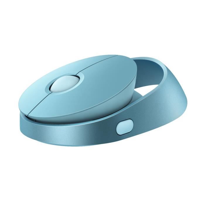 Souris sans fil - RAPOO - RAMELO AIR 1 - Bleu - Silencieuse - Rechargeable - Multimode