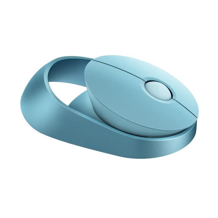 Souris sans fil - RAPOO - RAMELO AIR 1 - Bleu - Silencieuse - Rechargeable - Multimode