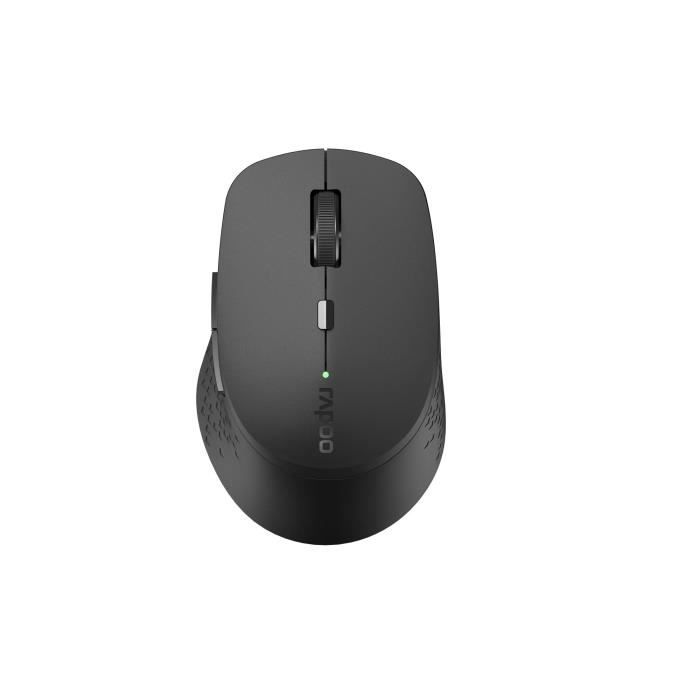 Souris sans fil - RAPOO - M300 Silent - 1600 DPI - Bluetooth - Noir
