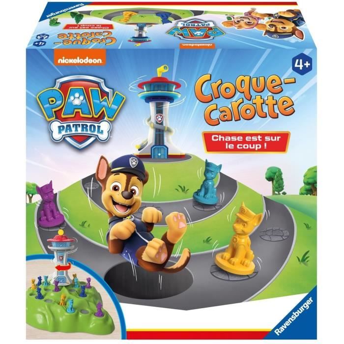 Croque Carotte Pat'Patrouille - Jeu de parcours rigolo - des 4 ans - 22385 - Ravensburger