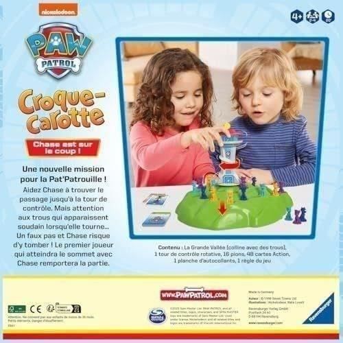 Croque Carotte Pat'Patrouille - Jeu de parcours rigolo - des 4 ans - 22385 - Ravensburger