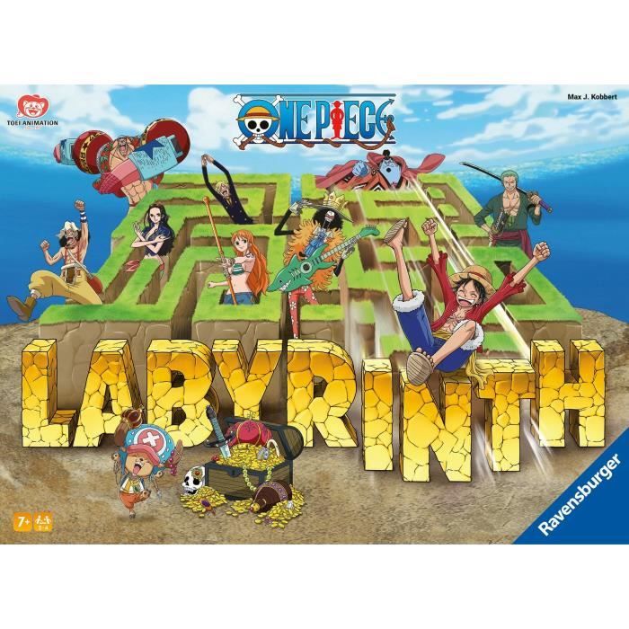 RavensburgerJeu de société classiqueLabyrinthe One PieceJeu de plateau-Jeu de réflexion-Enfant et FamilleDes 7 ansMixte22887