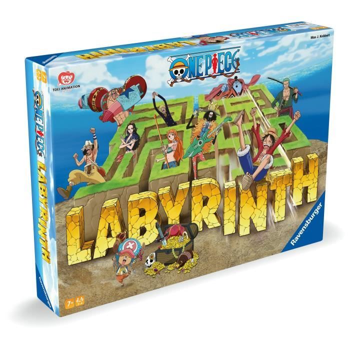 RavensburgerJeu de société classiqueLabyrinthe One PieceJeu de plateau-Jeu de réflexion-Enfant et FamilleDes 7 ansMixte22887