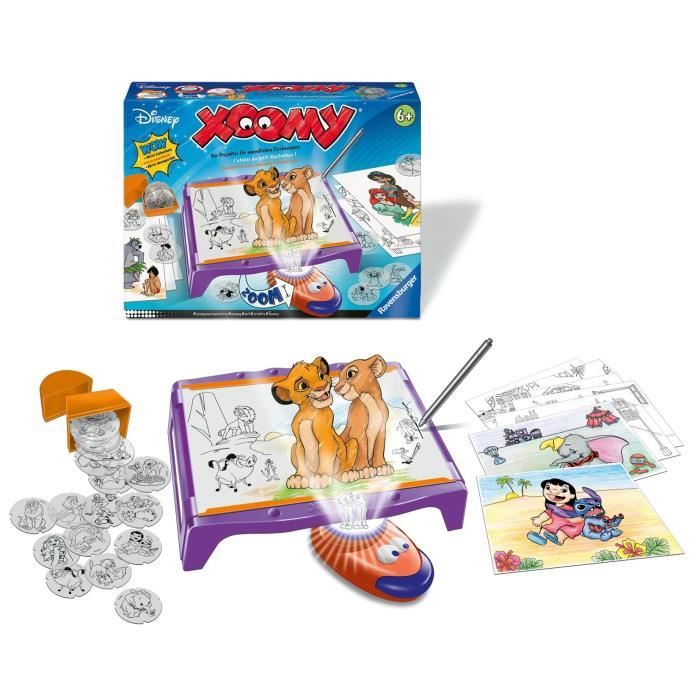 Xoomy Maxi Disney, Table a dessiner, Dessin, Mixte, Activité créative, Des 6 ans, 23946, Ravensburger