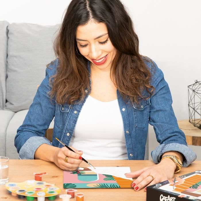 CreArt 24x30 cm Vacation Mode, Adulte, Peinture par numéros, 25524, Ravensburger