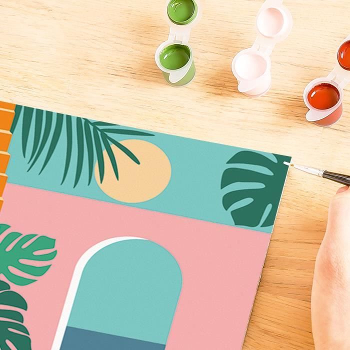 CreArt 24x30 cm Vacation Mode, Adulte, Peinture par numéros, 25524, Ravensburger