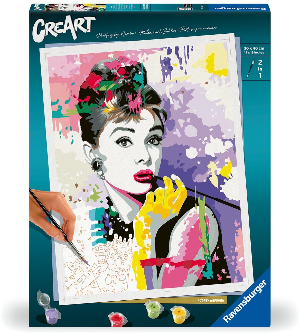 CreArt 30x40cm Audrey Hepburn