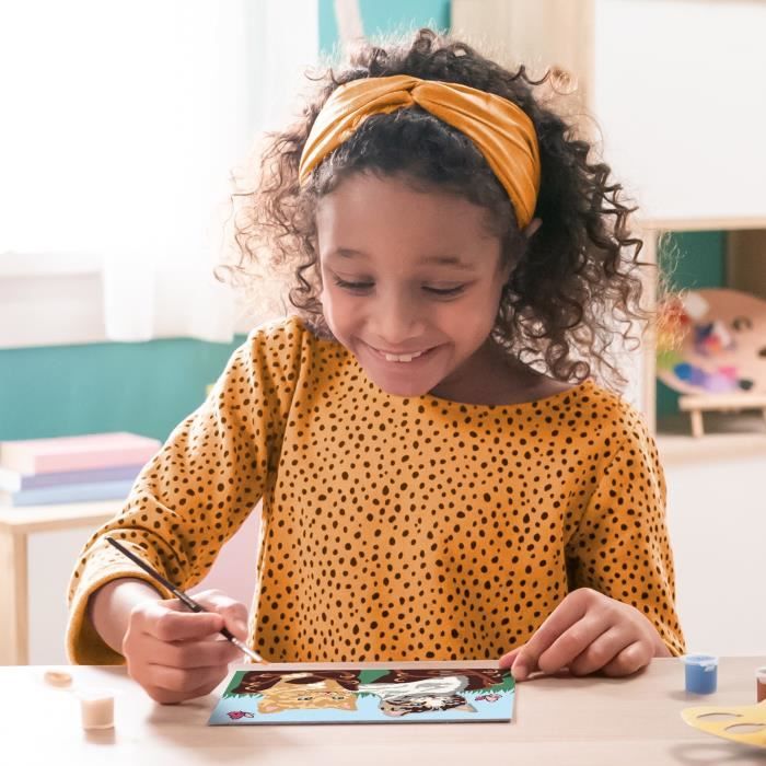 CreArt Kids 18x24cm, Numéro d'Art, Chatons et Chaussures, Kit de peinture par numéros Numéro d'Art, Des 7 ans, 25528, Ravensburger