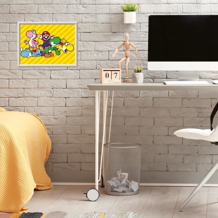 CreArt Kids 18x24cm Super Mario, Kit de peinture par numéros Numéro d'Art, Des 7 ans, 25529, Ravensburger