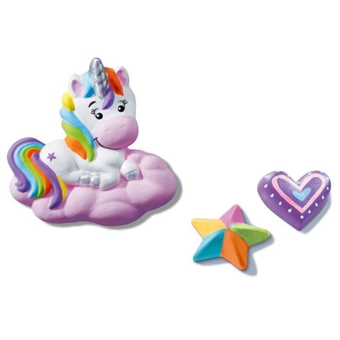 Be Creative Figurines Licornes, 10 objets a réaliser en plâtre, Décoration, Loisir créatif, Des 7 ans, Ravensburger