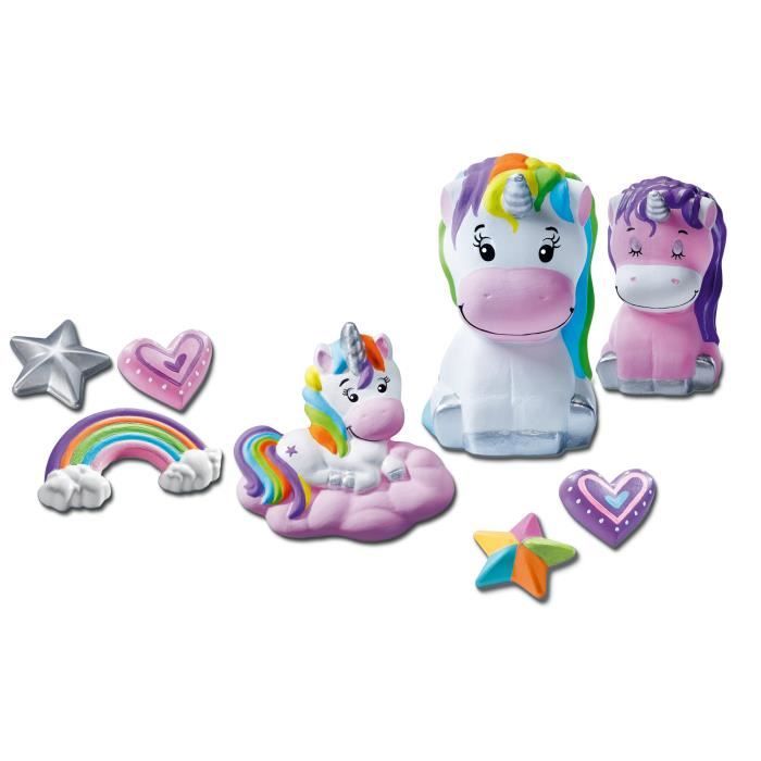 Be Creative Figurines Licornes, 10 objets a réaliser en plâtre, Décoration, Loisir créatif, Des 7 ans, Ravensburger