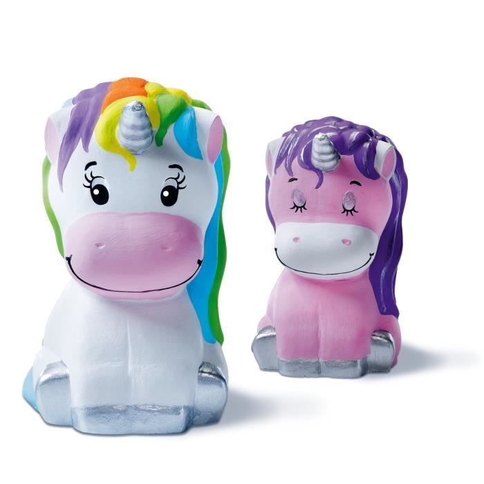 Be Creative Figurines Licornes, 10 objets a réaliser en plâtre, Décoration, Loisir créatif, Des 7 ans, Ravensburger