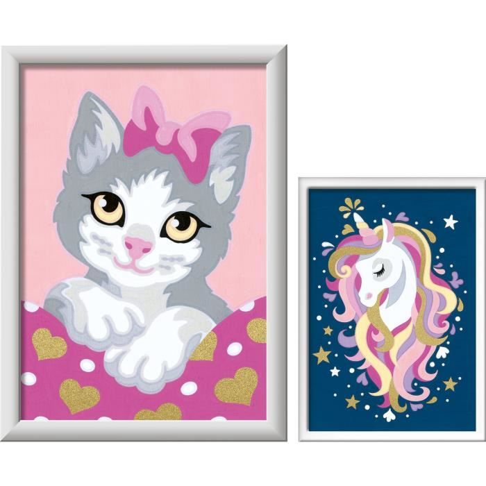 CreArt Atelier, Numéro d'Art, Loisir créatif, Coffret peinture par numéros, Des 7 ans, 25574, Ravensburger