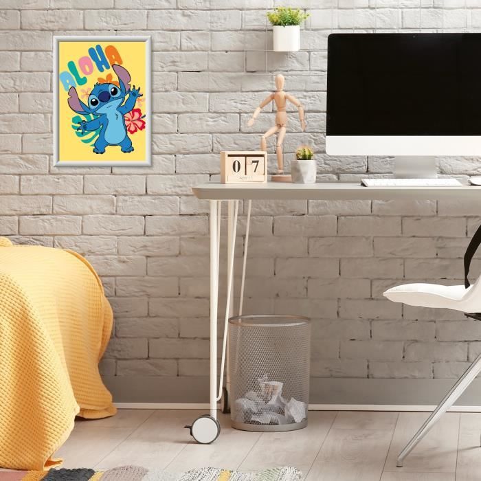 CreArt Kids 18x24cm Stitch, Kit de peinture par numéros Numéro d'Art, Des 7 ans, 25844, Ravensburger