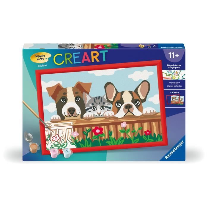 CreArt Kids 31x21cm Chiens et chat