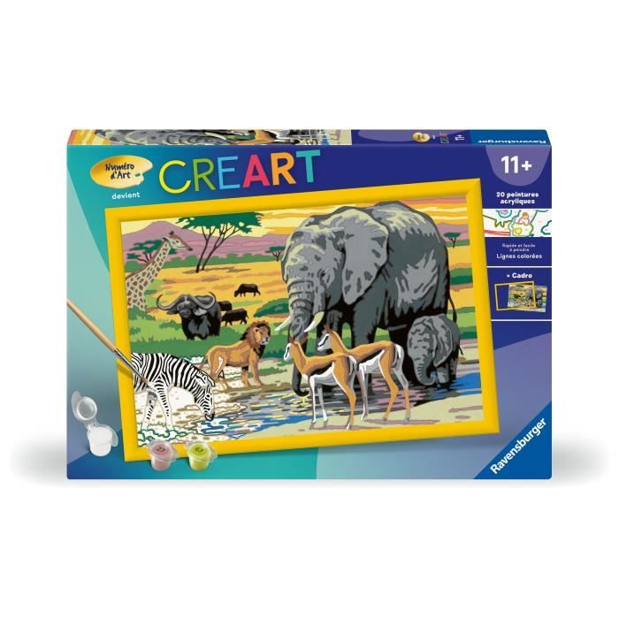 CreArt Kids - 31x21cm - Savane - des 11 ans