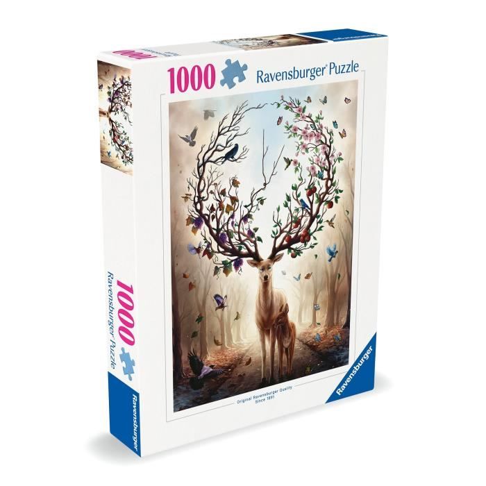 Puzzle 1000 pieces Cerf Fantaisie, Adultes et enfants dés 14 ans, Puzzle de qualité supérieure, 12000459, Ravensburger