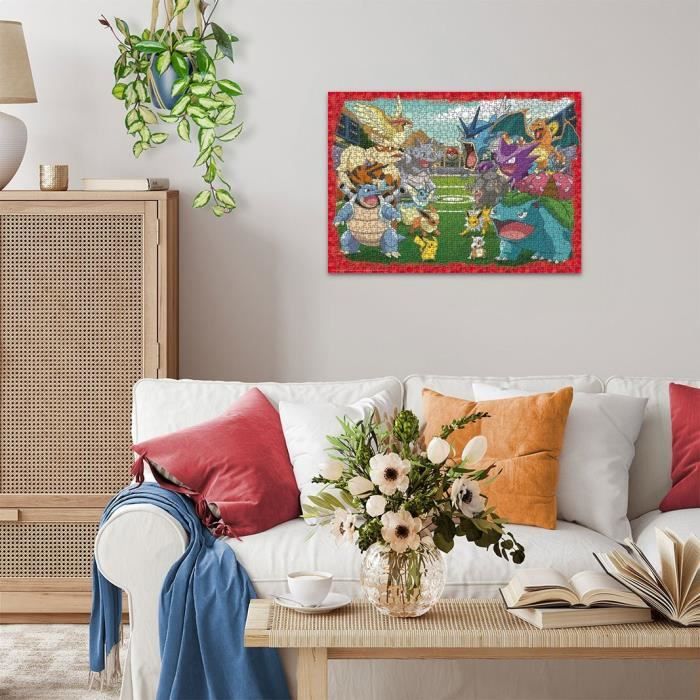 Puzzle 1000 pieces Pokémon l'affrontement, Adultes et enfants dés 14 ans, Puzzle de qualité supérieure, 12000628, Ravensburger