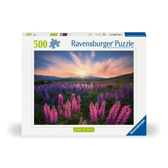 Puzzle 500 pieces Les lupins (Nature edition), Des 12 ans , Puzzle de qualité supérieure, 12000688, Ravensburger