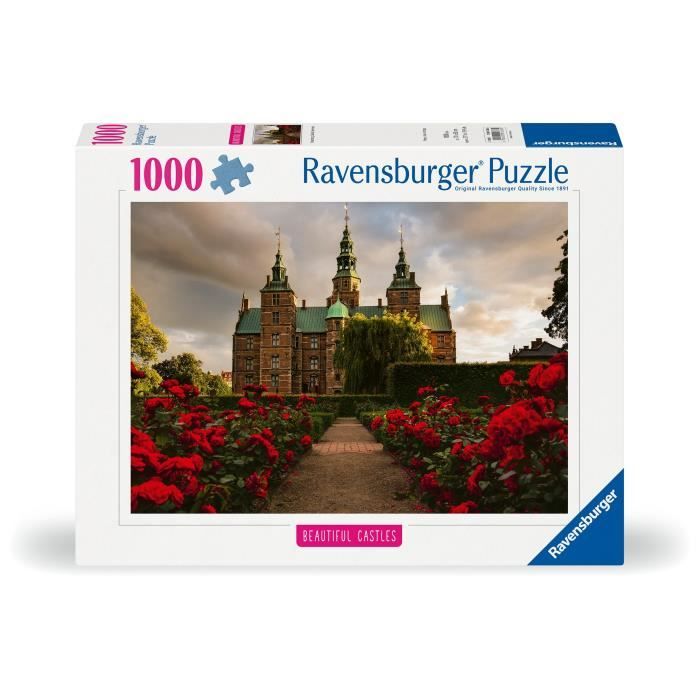 Puzzle 1000 pieces Château de Rosenborg, Danemark, Collection Highlight, des 14 ans, Château, 12001336, Ravensburger