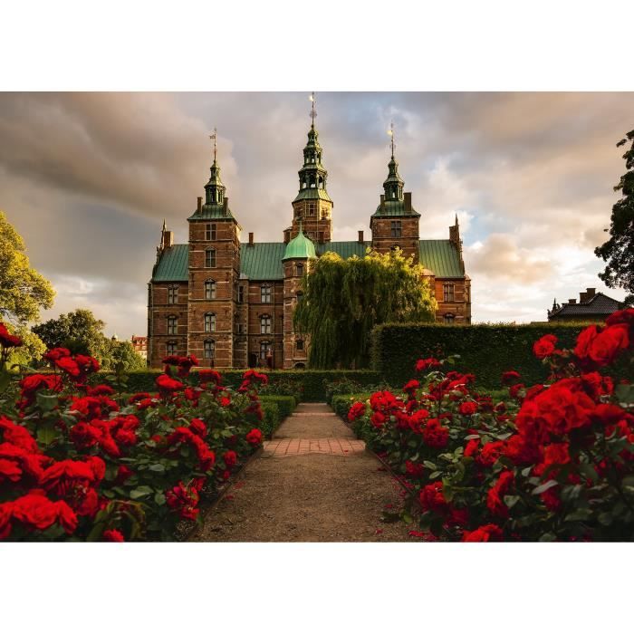 Puzzle 1000 pieces Château de Rosenborg, Danemark, Collection Highlight, des 14 ans, Château, 12001336, Ravensburger
