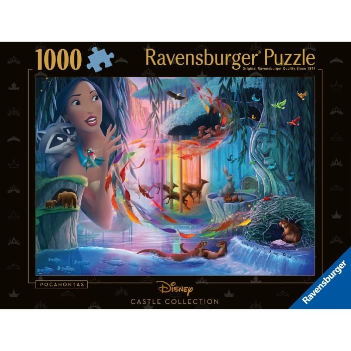 Puzzle 1000 pieces Pocahontas, Collection Disney Princesses, des 14 ans, Disney, 12001344, Ravensburger